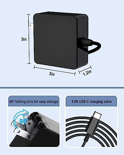 Universal 65W laptop power adapter — photo 5