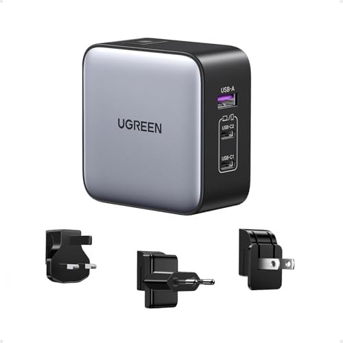 International 65w three port travel adapter