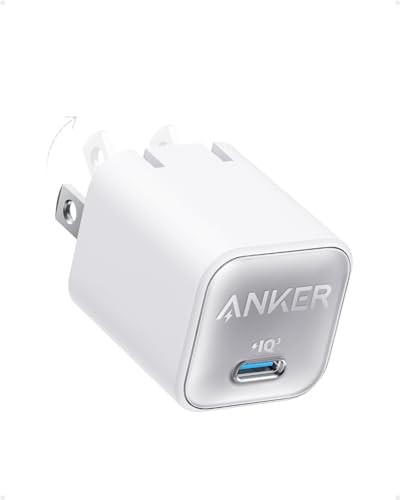 Nano thirty watt foldable iPhone wall plug