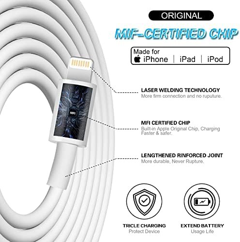 Dual port iPhone charger with cables — photo 5