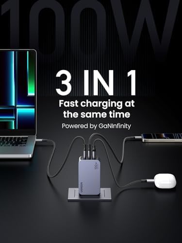Nexode Pro 100W three port wall charger — photo 3