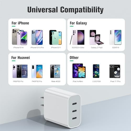 Three port fast wall charging block — photo 4