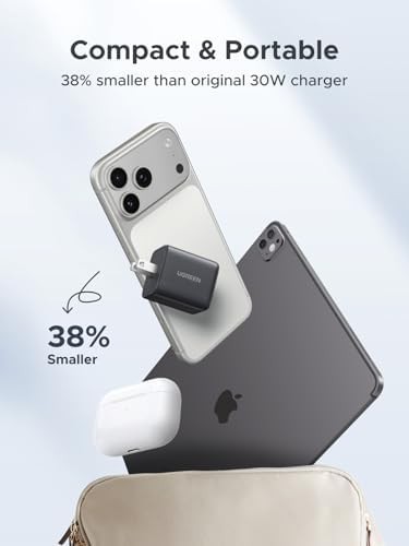 Three port 30w black gan charging block — photo 4