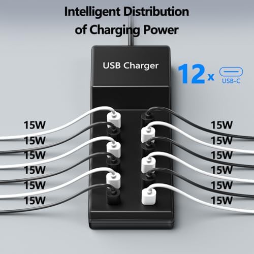 Twelve port 60W desktop USB C hub — photo 5
