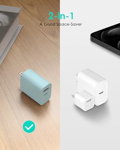 Blue multiport wall charger four pack — photo 4
