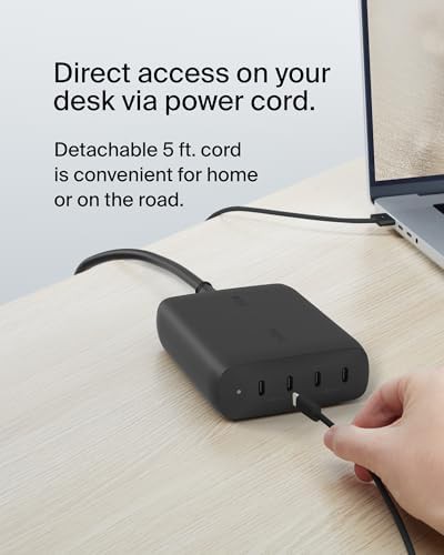 High power four port GaN desktop charger — photo 4