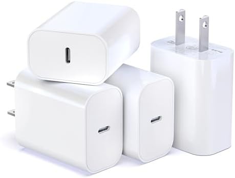 Four pack of white 20W wall plugs