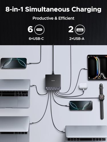 Nexode 200w eight port desktop charging station — photo 4