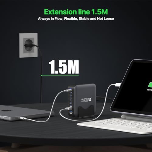 Eight port 350W GaN desktop charging hub — photo 5
