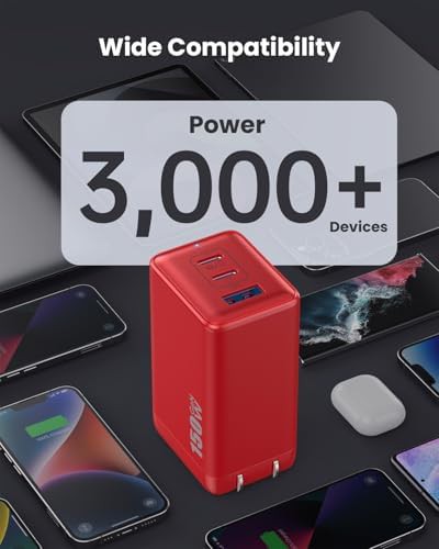 Compact foldable three port 150W adapter — photo 3