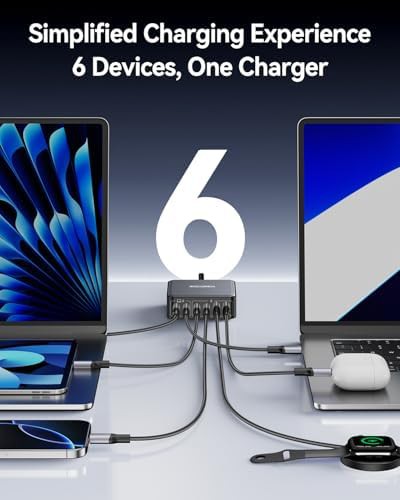 Six Port GaN Desktop Charging Dock 270W — photo 4