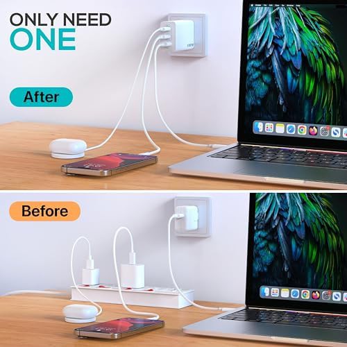 Three port GaN desktop charging station — photo 5