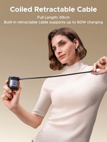 Nexode 65W retractable charger with cable — photo 3