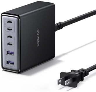 Six port 100w desktop gan charging station