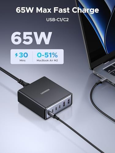 Six port 100w desktop gan charging station — photo 4