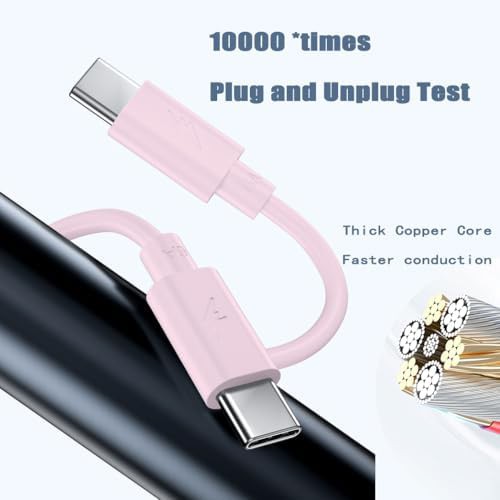 Pink 30W charger two pack with cords — photo 3