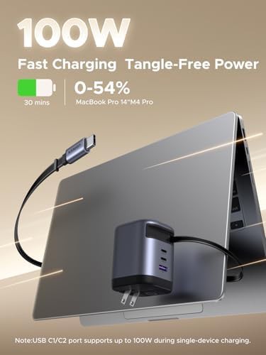 Nexode three port GaN black charger — photo 3