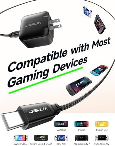Black 65W GaN charger for gaming — photo 5