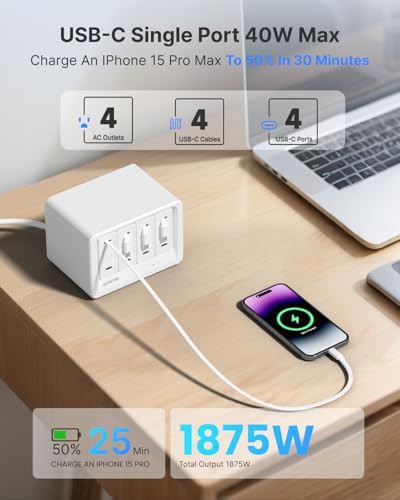 Laptop desktop charging station 160W — photo 5