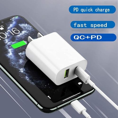 Standard dual port USB-C wall plug pair — photo 3
