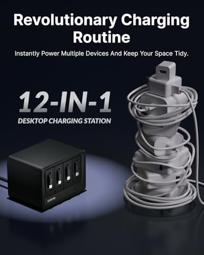 Four port retractable GaN desktop charger — photo 4