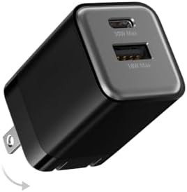 Nano thirty watt dual port gan wall plug