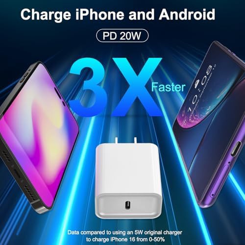 Fast charging block with USB-C cable — photo 3