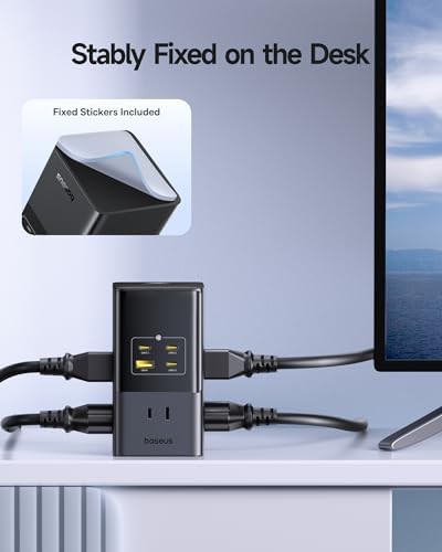 Desktop charging station with surge protection — photo 4