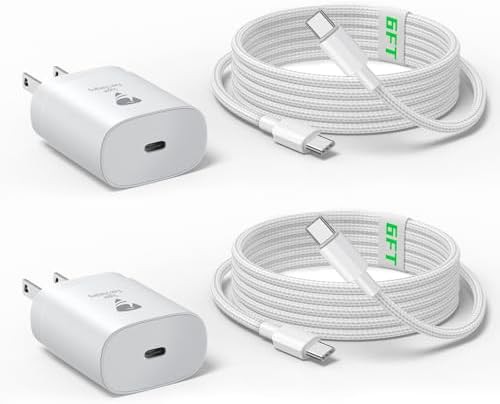 Foldable 30W travel charger with 6ft cable