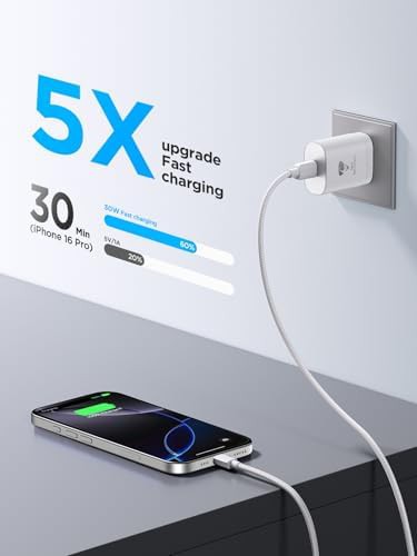 Foldable 30W travel charger with 6ft cable — photo 3