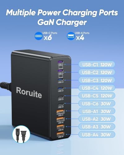 Ten port super fast GaN charging hub — photo 4