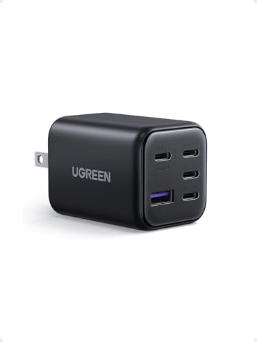 Five port 45w white travel charging block