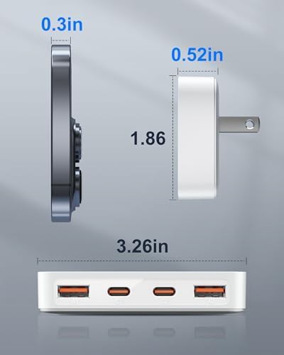 Super thin four port wall plug — photo 4