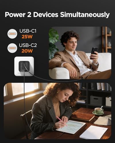 Black forty five watt GaN foldable charger — photo 3
