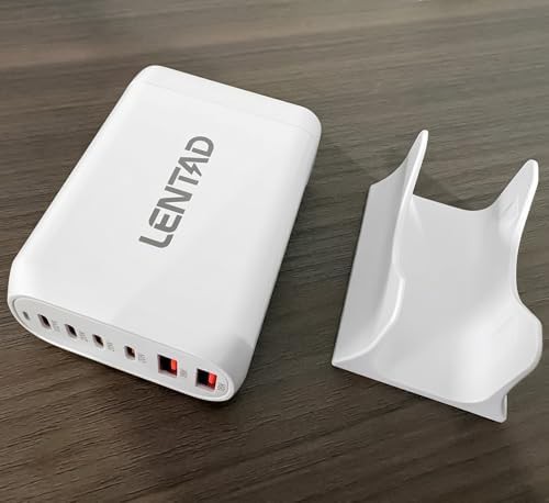 White six port GaN desktop charger — photo 4