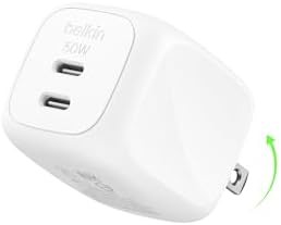 Dual GaN travel wall charger 50W