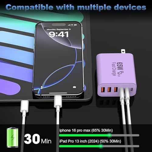 Six port multi device 65W charging block — photo 3