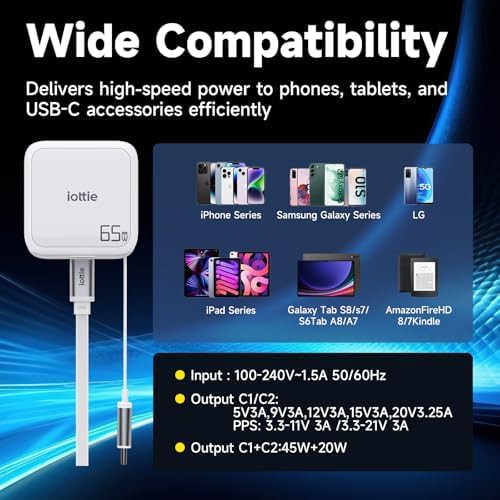 Triple port charger with retractable cable — photo 5