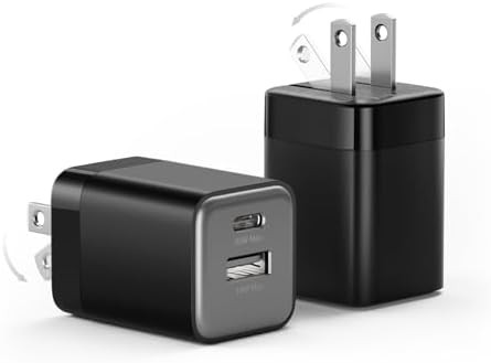 Thirty watt dual port travel power plug