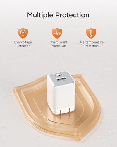 Dual port thirty watt foldable white charger — photo 5