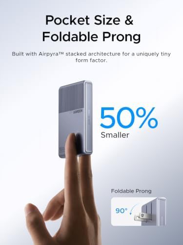 Nexode air 100w slim foldable grey charger — photo 3