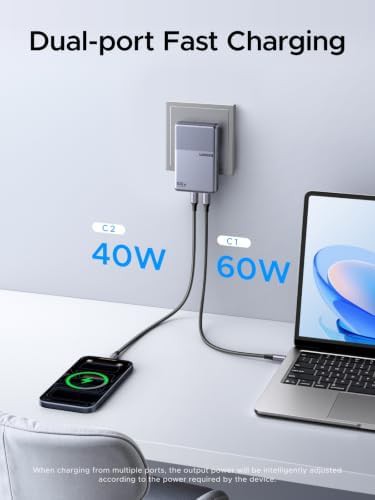 Nexode air 100w slim foldable grey charger — photo 4