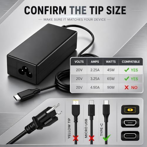 Universal sixty five watt laptop power adapter — photo 4