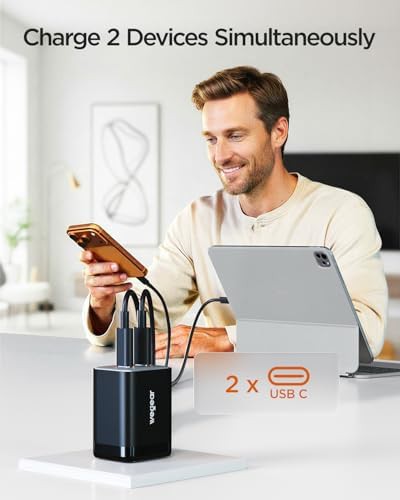 Dual port forty five watt GaN fast charger — photo 3