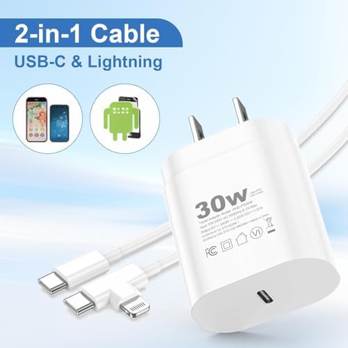 Two pack wall chargers with cables — photo 4