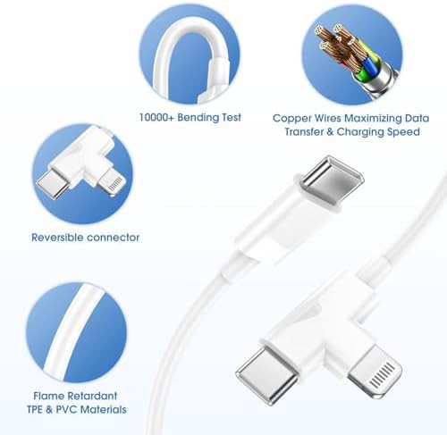 Two pack wall chargers with cables — photo 5