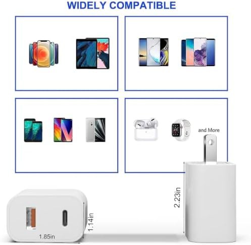 White Four Pack Dual Port Wall Plugs — photo 5