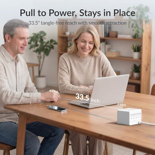 Retractable GaN desktop charging station 260W — photo 4