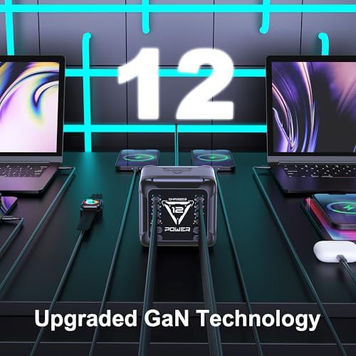 Twelve port GaN desktop charging station — photo 5