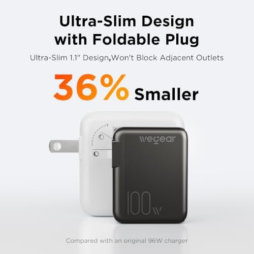 Slim hundred watt GaN travel charger block — photo 5